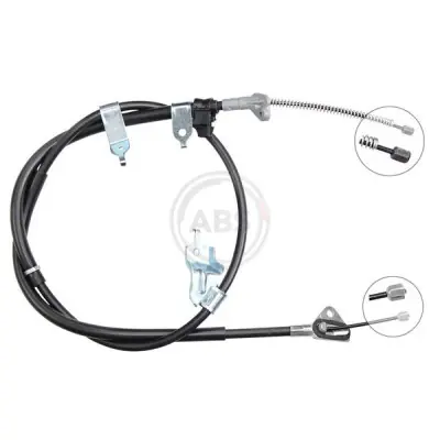 Cable de accionamiento, freno de estacionamiento A.B.S. K18965 Artesanal